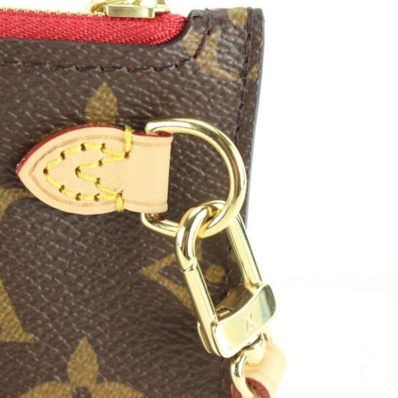 Louis Vuitton Cherry Red Monogram Neverfull Pochette GM or MM 13lz89s - Picture 11 of 12